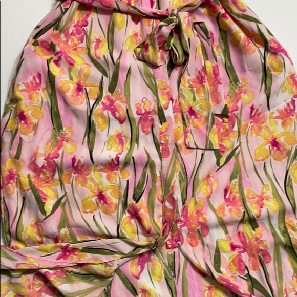 Maison Jules Womans SHORT SLEEVE FLORAL MAXI DRESS - Picture 4 of 6